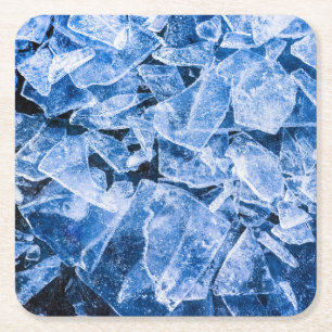 Posavasos Cuadrado De Papel Hielo