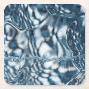 Posavasos Cuadrado De Papel Hielo puro