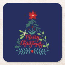 Hojas de follaje de navidades