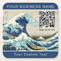 Hokusai - La Gran Ola de Kanagawa - Código QR