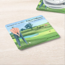 Hombre Jugador de Golf Balanceándose en Mi Cumplea