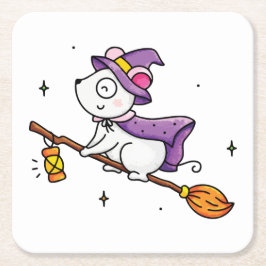 Posavasos Cuadrado De Papel Hora de grabación