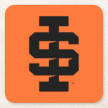 Posavasos Cuadrado De Papel Idaho State University Bold Bengala Logo<br><div class="desc">¡Muestre su orgullo en la Universidad Estatal de Idaho con este impresionante logo de Bengala! Con los potentes interbloqueos "I" y "S" en los icónicos colores negro y naranja de la escuela, este diseño representa la fuerza y determinación de los estudiantes, ex alumnos y fans de la ISU. Una manera...</div>