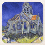 Posavasos Cuadrado De Papel Iglesia de Auvers, Van Gogh<br><div class="desc">Vincent Willem van Gogh (30 de marzo de 1853 a 29 de julio de 1890) fue un pintor holandés post-impresionista que figura entre las figuras más famosas e influyentes de la historia del arte occidental. En poco más de una década, creó unas 2.100 obras de arte, entre ellas unas 860...</div>