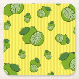 Posavasos Cuadrado De Papel Ilustracion Limes