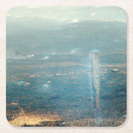 Posavasos Cuadrado De Papel Incendio salvaje