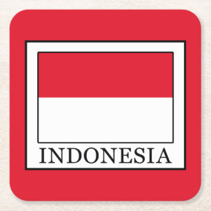 Posavasos Cuadrado De Papel Indonesia