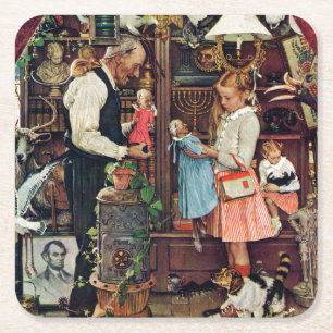 Posavasos Cuadrado De Papel Inocente, 1948