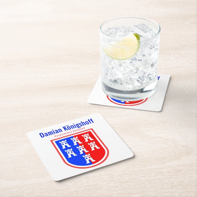 Posavasos Cuadrado De Papel Inspiración en Transilvania (In situ)