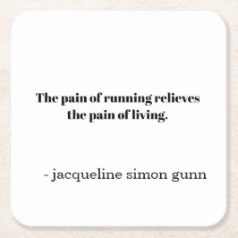 Posavasos Cuadrado De Papel Inspiration runners 