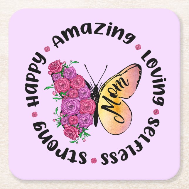 Posavasos Cuadrado De Papel Inspirational Car Coasters & Everyday Gift Designs (Anverso)