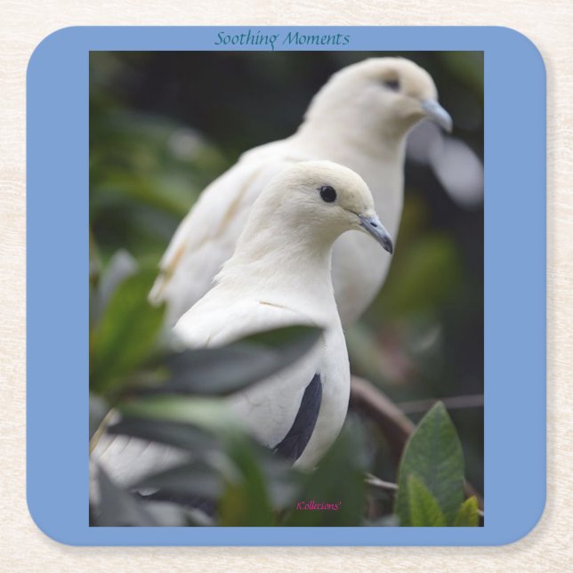 Posavasos Cuadrado De Papel Inspiring Square Paper Coaster (Anverso)