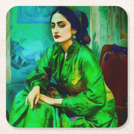 Posavasos Cuadrado De Papel Introducción