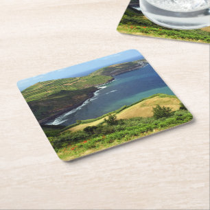Posavasos Cuadrado De Papel Islas Azores, Portugal