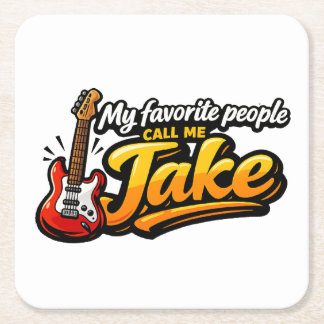 Posavasos Cuadrado De Papel Jake