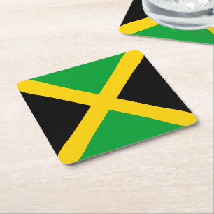 Posavasos Cuadrado De Papel Jamaica