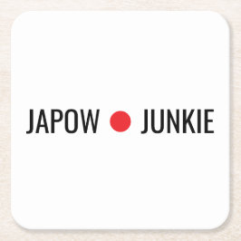 Posavasos Cuadrado De Papel Japow Junkie 