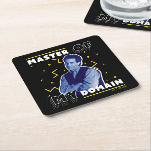 Posavasos Cuadrado De Papel Jerry Seinfeld Maestro de mi dominio