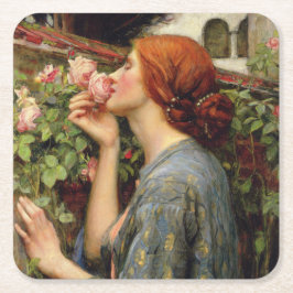 Posavasos Cuadrado De Papel John William Waterhouse