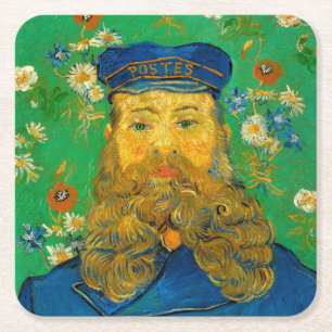 Posavasos Cuadrado De Papel Joseph Roulin - Van Gogh - c1889