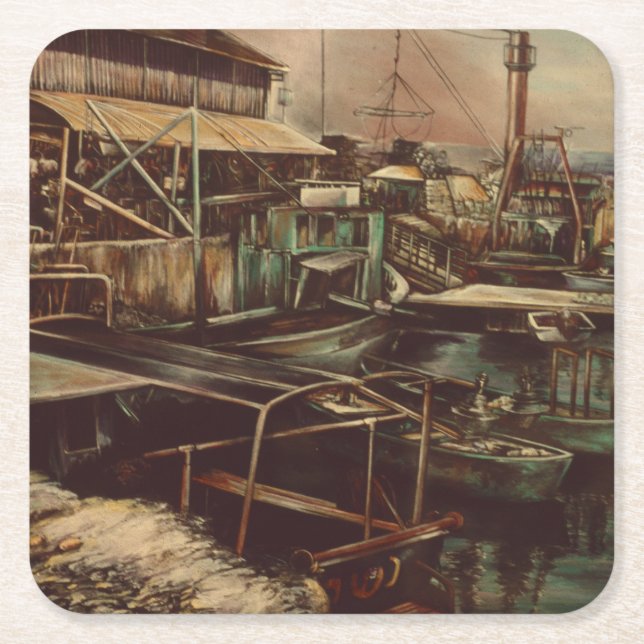 Posavasos Cuadrado De Papel Joys de Jaffe (Anverso)