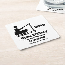 Jubilación Minimalista moderna de la pesca abandon