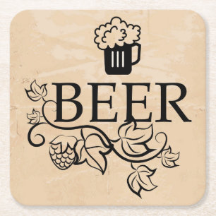 Posavasos Cuadrado De Papel Juego de montaña de cerveza genérica muy divertido