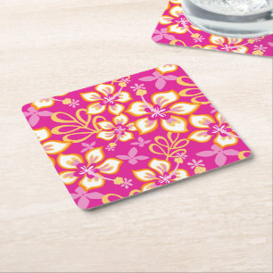 POSAVASOS CUADRADO DE PAPEL JUNGLE SURF (COMBO DE ROPA CALIENTE)