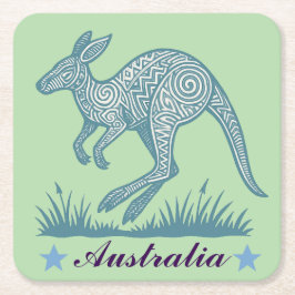 Posavasos Cuadrado De Papel Kangaroo