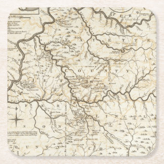 Posavasos Cuadrado De Papel Kentucky 2