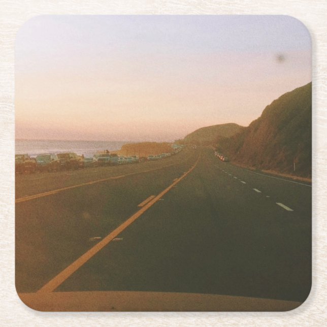 Posavasos Cuadrado De Papel Keychain (Anverso)