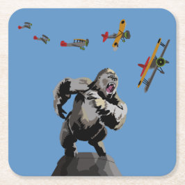 Posavasos Cuadrado De Papel King