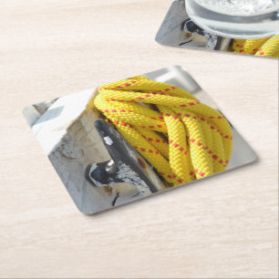 Posavasos Cuadrado De Papel Knot Another por Kenneth Yoncich