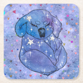 Posavasos Cuadrado De Papel Koala llamó a Siete