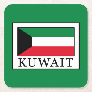 Posavasos Cuadrado De Papel Kuwait