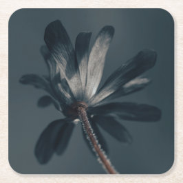 Posavasos Cuadrado De Papel La Flor Deliciosamente Oscura