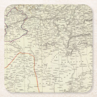 Posavasos Cuadrado De Papel La India VII