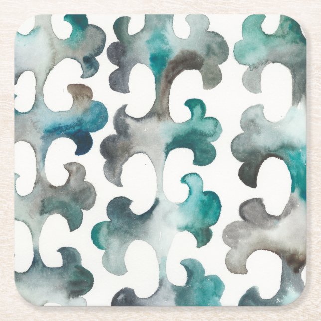 Posavasos Cuadrado De Papel La Mer (Anverso)