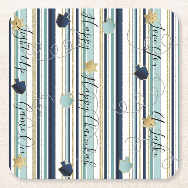 Posavasos Cuadrado De Papel La nueva elegancia también (Anverso)