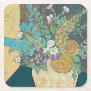 Posavasos Cuadrado De Papel La primavera II