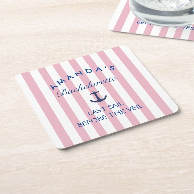 Posavasos Cuadrado De Papel La Última Vela Antes De La Pascua De Bachillerato (En perspectiva)