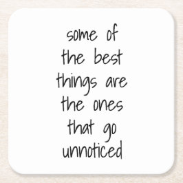 Posavasos Cuadrado De Papel Las mejores cosas de la montaña rusa de papel