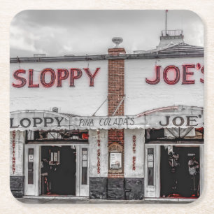 Posavasos Cuadrado De Papel Las principales galas occidentales de Sloppy Joe