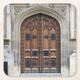 Posavasos Cuadrado De Papel Las puertas a la montaña rusa del Parlamento-Westm