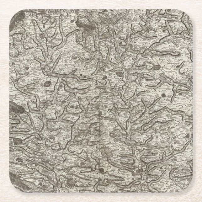 Posavasos Cuadrado De Papel Laval (Anverso)