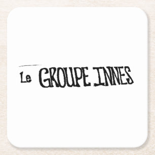 Posavasos Cuadrado De Papel Le Groupe Innes Coaster