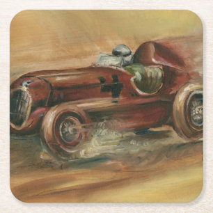 Posavasos Cuadrado De Papel Le Mans Racecar de Ethan Harper
