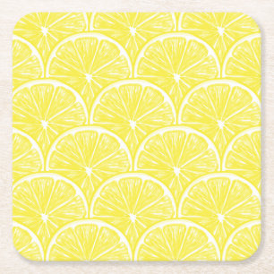 Posavasos Cuadrado De Papel Lemon Slices