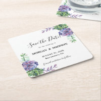 Lilac suculentas Bodas Salven la fecha
