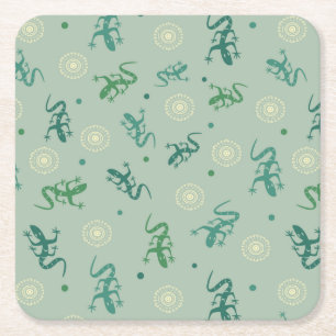 Posavasos Cuadrado De Papel Lizard